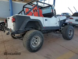 1988 Jeep Wrangler with VIN 2BCCZ8116JB540866, listed as a Copart auction lot 43832395 with 136,243 mi miles and Salvage Title. Bid and sale history available at carsss.com. Image 3.