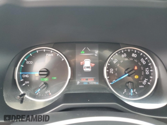 2022 Toyota RAV4 Hybrid XLE Premium with VIN 2T3B6RFV5NW034498, listed as a Copart auction lot 62395105 with 10,590 mi miles and Clean title. Bid and sale history available at DreamBid. Image 9.