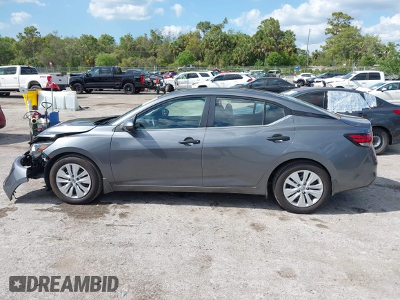 2024 Nissan Sentra S with VIN 3N1AB8BV7RY390221, listed as a IAAI auction lot 41944821 with 11,852 mi miles and . Bid and sale history available at DreamBid. Image 14.
