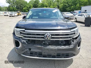 2024 Volkswagen Atlas SE with VIN 1V2JR2CA7RC500676, listed as a Copart auction lot 54150255 with 36,551 mi miles and Salvage title. Bid and sale history available at DreamBid. Image 5.