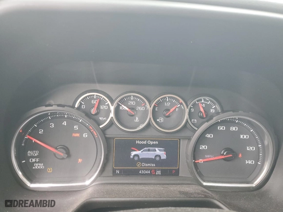2021 Chevrolet Tahoe LT with VIN 1GNSKNKD3MR263771, listed as a Copart auction lot 47925345 with 43,044 mi miles and Salvage Title. Bid and sale history available at carsss.com. Image 9.