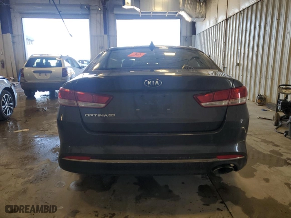 2017 Kia Optima LX with VIN 5XXGT4L33HG142677, listed as a Copart auction lot 51060155 with 144,023 mi miles and Non Repairable. Bid and sale history available at carsss.com. Image 6.