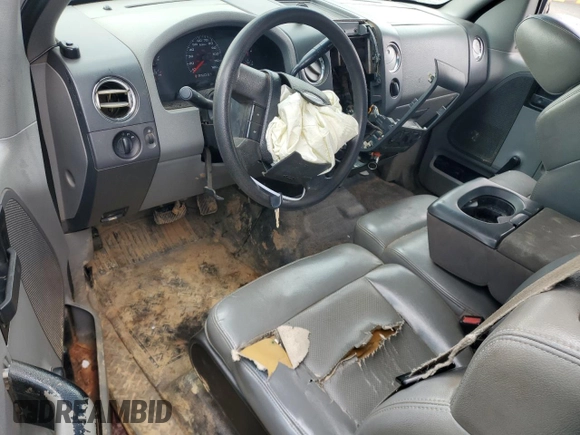 2005 Ford F-150 STX with VIN 1FTRX12W65NA78366, listed as a Copart auction lot 44186555 with 0 mi miles and Salvage Title. Bid and sale history available at carsss.com. Image 8.