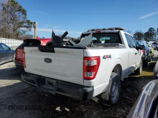 2022 Ford F-150 XL with VIN 1FTEX1EB4NKE56418, listed as a Copart auction lot 46791285 with 36,764 mi miles and Salvage title. Bid and sale history available at DreamBid. Image 3.