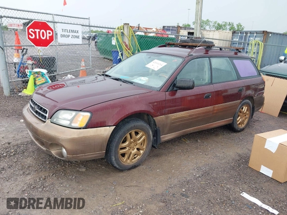 2000 Subaru Legacy Outback with VIN 4S3BH6655Y7624841, listed as a IAAI auction lot 42111214 with 219,767 mi miles and . Bid and sale history available at DreamBid. Image 2.