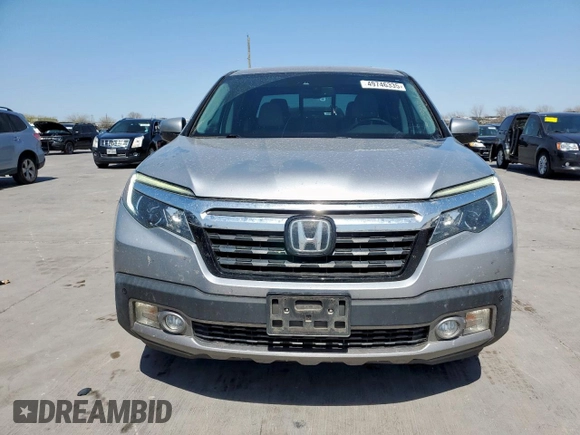 2019 Honda Ridgeline RTL-E z VIN 5FPYK3F76KB003662, wystawiony jako Copart lot #49746335 z przebiegiem 146 940 mil mil oraz Czysty tytuł • Clean title. Historia ofert i sprzedaży dostępna na DreamBid. Obrazek 5.