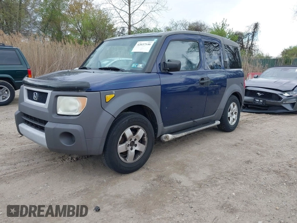 2003 Honda Element EX with VIN 5J6YH28583L015995, listed as a IAAI auction lot 42037146 with 250,595 mi miles and . Bid and sale history available at DreamBid. Image 2.
