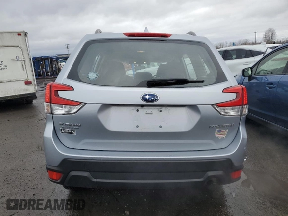 2021 Subaru Forester with VIN JF2SKADC2MH468561, listed as a Copart auction lot 47570615 with 21,531 mi miles and Salvage Title. Bid and sale history available at carsss.com. Image 6.