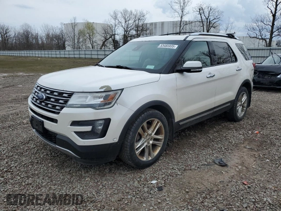 2016 Ford Explorer Limited with VIN 1FM5K8F85GGA20804, listed as a Copart auction lot 53485935 with 234,276 mi miles and Salvage Title. Bid and sale history available at carsss.com. Image 1.