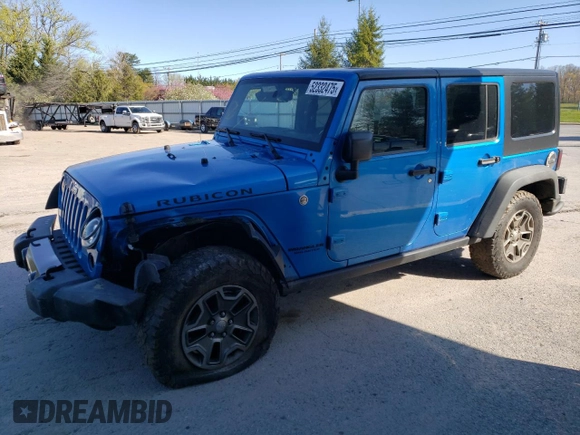 2016 Jeep Wrangler Unlimited Rubicon z VIN 1C4HJWFG2GL253918, wystawiony jako Copart lot #52332475 z przebiegiem 153 813 mil mil oraz Szkoda całkowita • Salvage title. Historia ofert i sprzedaży dostępna na DreamBid. Obrazek 1.