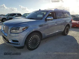 2020 Lincoln Navigator Black Label with VIN 5LMJJ2TT8LEL01957, listed as a Copart auction lot 76692474 with 9,259 mi miles and Non repairable. Bid and sale history available at DreamBid. Image 1.