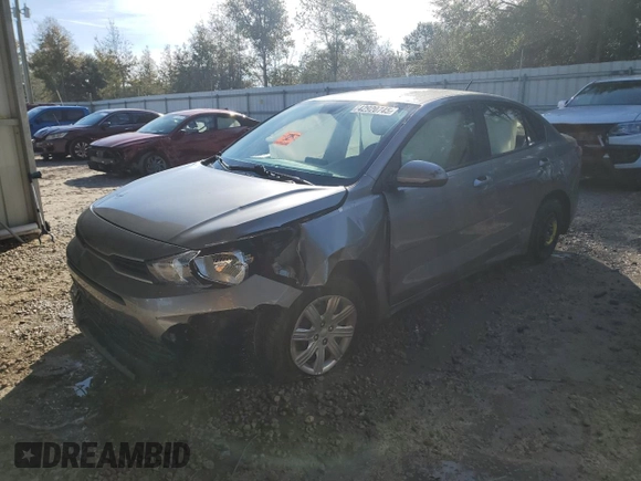 2022 Kia Rio S with VIN 3KPA24AD9NE464099, listed as a Copart auction lot 42920745 with 80,319 mi miles and Non Repairable. Bid and sale history available at carsss.com. Image 1.