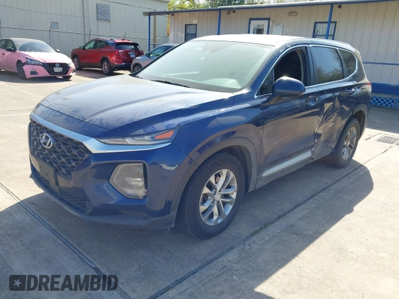 2020 Hyundai Santa Fe SE with VIN 5NMS23AD0LH141404, listed as a IAAI auction lot 41870350 with 144,109 mi miles. Bid and sale history available at carsss.com. Image 23.
