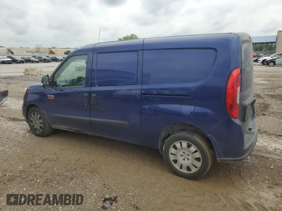 2016 Ram ProMaster City Cargo Tradesman SLT with VIN ZFBERFBT2G6C93788, listed as a Copart auction lot 58568335 with 378,275 mi miles and Clean title. Bid and sale history available at DreamBid. Image 2.