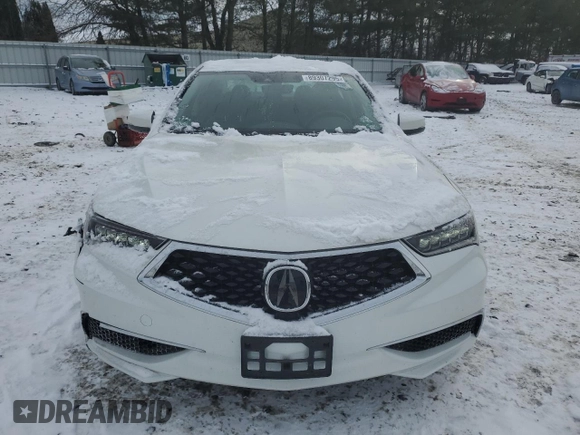 2019 Acura TLX with VIN 19UUB1F39KA001889, listed as a Copart auction lot 89307295 with 65,647 mi miles and Salvage Title. Bid and sale history available at carsss.com. Image 5.