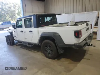 2022 Jeep Gladiator Sport S with VIN 1C6JJTAG9NL176055, listed as a Copart auction lot 83069084 with 53,752 mi miles and Salvage title. Bid and sale history available at DreamBid. Image 2.