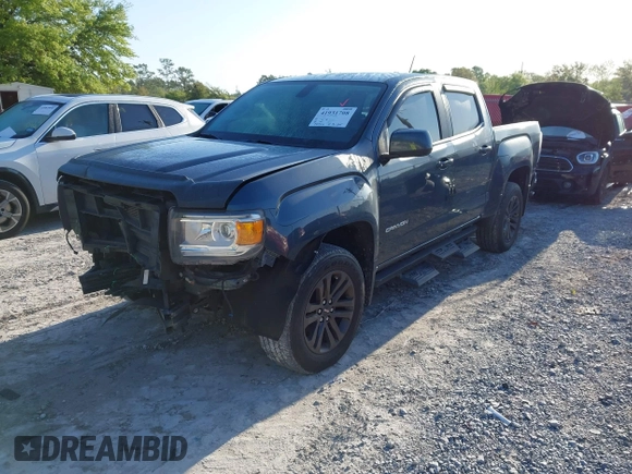 2019 GMC Canyon 2WD SLE with VIN 1GTG5CEN2K1355982, listed as a IAAI auction lot 41931708 with 70,780 mi miles. Bid and sale history available at carsss.com. Image 18.