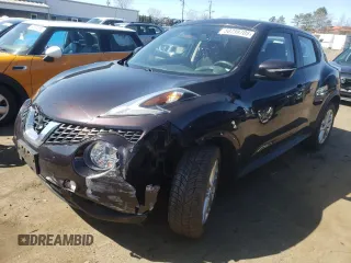 2015 Nissan Juke SL z VIN JN8AF5MV4FT554711, wystawiony jako Copart lot #50759705 z przebiegiem 87 614 mil mil oraz Szkody całkowita. Historia ofert i sprzedaży dostępna na DreamBid. Obrazek 1.