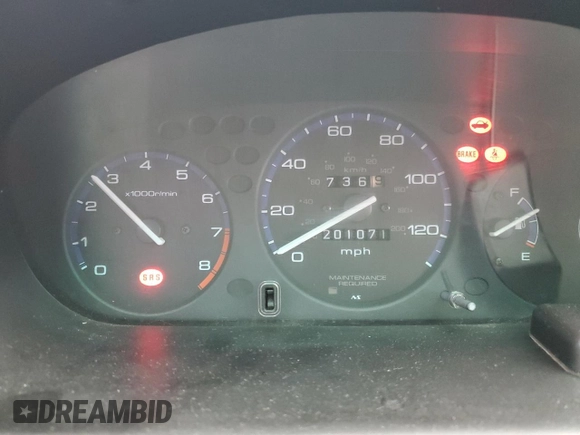 1999 Honda Civic EX with VIN 1HGEJ8148XL088700, listed as a Copart auction lot 42200665 with 201,071 mi miles and Salvage Title. Bid and sale history available at carsss.com. Image 9.