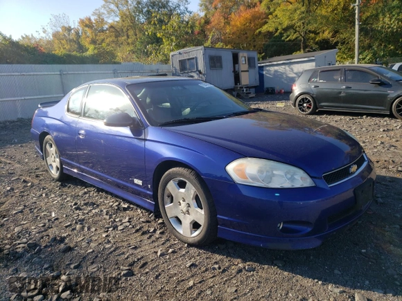 2006 Chevrolet Monte Carlo SS with VIN 2G1WL15C269425835, listed as a Copart auction lot 76843484 with 100,597 mi miles and Clean Title. Bid and sale history available at carsss.com. Image 4.