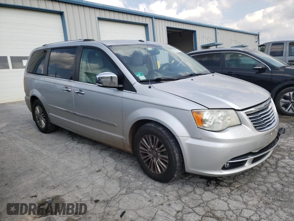 2011 Chrysler Town & Country Limited with VIN 2A4RR6DGXBR698448, listed as a Copart auction lot 70932134 with 130,140 mi miles and Salvage Title. Bid and sale history available at DreamBid. Image 4.