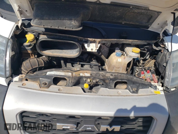 2019 Ram ProMaster Cargo with VIN 3C6TRVCG3KE509798, listed as a Copart auction lot 75302784 with 254,796 mi miles and Salvage Title. Bid and sale history available at DreamBid. Image 12.
