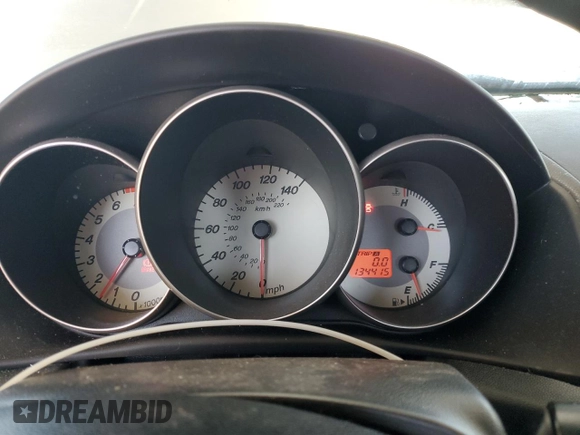 2008 Mazda 3 i Sport with VIN JM1BK12F381791446, listed as a Copart auction lot 43810635 with 134,415 mi miles and Salvage Title. Bid and sale history available at DreamBid. Image 9.