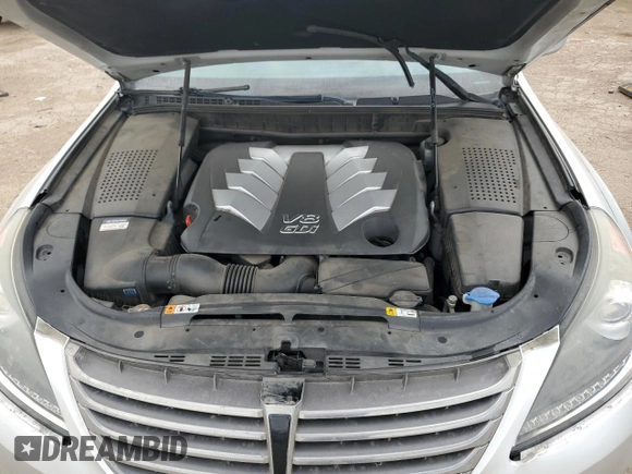 2014 Hyundai Equus Signature with VIN KMHGH4JH1EU078527, listed as a Copart auction lot 51106305 with Not Provided miles and Salvage Title. Bid and sale history available at DreamBid. Image 11.