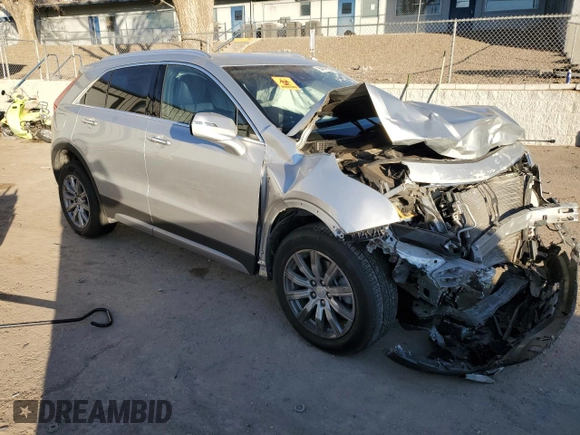 2022 Cadillac XT4 AWD Premium Luxury with VIN 1GYFZDR49NF116972, listed as a Copart auction lot 84223184 with 42,584 mi miles and Salvage Title. Bid and sale history available at carsss.com. Image 4.