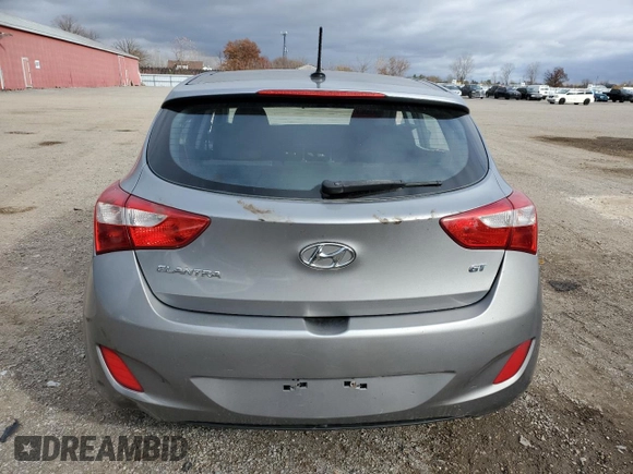 2013 Hyundai Elantra GT GLS with VIN KMHD35LE8DU137582, listed as a Copart auction lot 78614414 with 173,925 mi miles and Salvage Title. Bid and sale history available at carsss.com. Image 6.