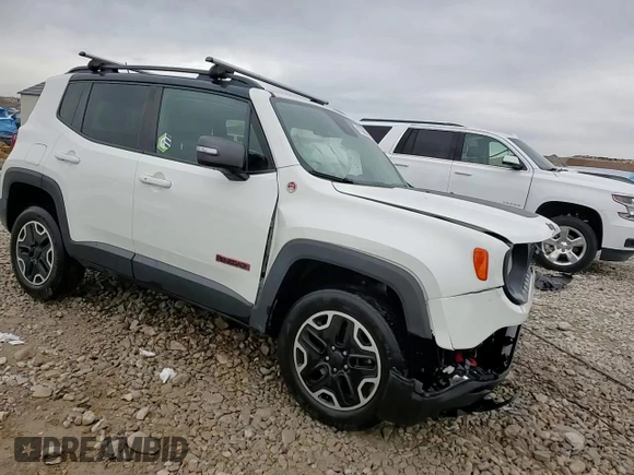 2016 Jeep Renegade Trailhawk with VIN ZACCJBCT9GPE01207, listed as a Copart auction lot 87396064 with 117,609 mi miles and Salvage Title. Bid and sale history available at carsss.com. Image 13.