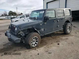 2018 Jeep Wrangler JK Unlimited Sport with VIN 1C4BJWDG0JL834219, listed as a Copart auction lot 87192904 with 77,452 mi miles and Salvage Title. Bid and sale history available at carsss.com. Image 1.