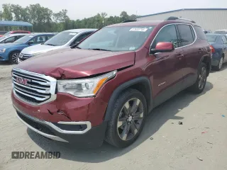 2017 GMC Acadia SLT with VIN 1GKKNNLSXHZ216468, listed as a Copart auction lot 57633745 with 187,407 mi miles and Salvage title. Bid and sale history available at DreamBid. Image 1.