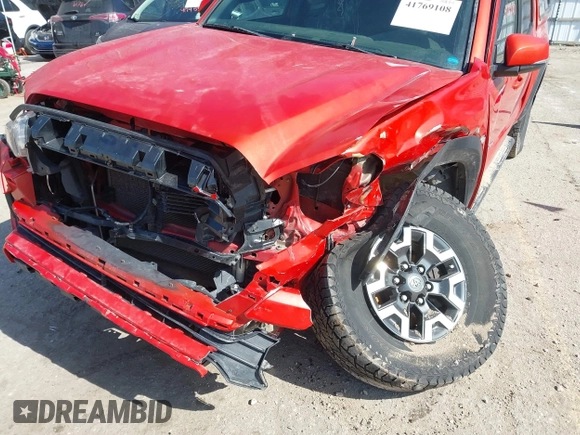 2016 Toyota Tacoma SR with VIN 3TMCZ5AN0GM001120, listed as a IAAI auction lot 41769108 with 190,635 mi miles and . Bid and sale history available at DreamBid. Image 6.