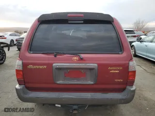 2000 Toyota 4Runner Limited with VIN JT3HN87R6Y9039792, listed as a Copart auction lot 87626765 with 290,937 mi miles and Salvage Title. Bid and sale history available at carsss.com. Image 6.