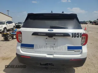 2021 Ford Police Interceptor Utility z VIN 1FM5K8AW8MNA12077, wystawiony jako Copart lot #53442315 z przebiegiem 89 128 mil mil oraz Szkoda całkowita • Salvage title. Historia ofert i sprzedaży dostępna na DreamBid. Obrazek 6.