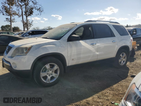 2010 GMC Acadia SLE with VIN 1GKLVLED9AJ160616, listed as a Copart auction lot 76595984 with 167,043 mi miles and Clean Title. Bid and sale history available at carsss.com. Image 1.