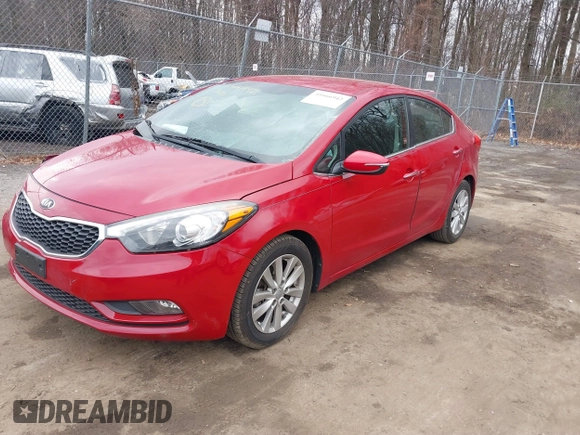 2014 Kia Forte EX with VIN KNAFX4A80E5052317, listed as a IAAI auction lot 41666942 with 65,263 mi miles. Bid and sale history available at carsss.com. Image 17.