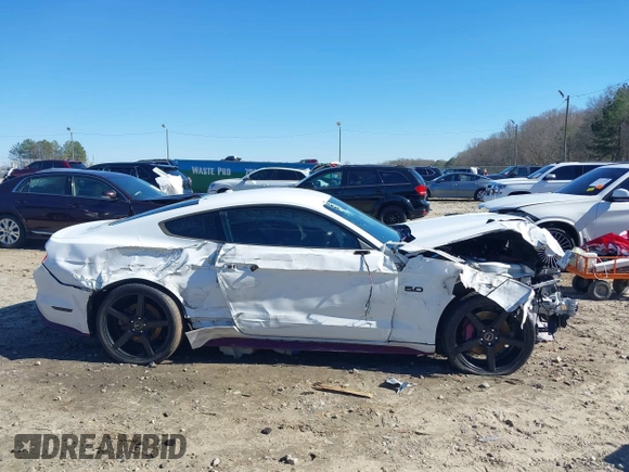 2015 Ford Mustang GT with VIN 1FA6P8CF6F5354045, listed as a IAAI auction lot 41727781 with 105,448 mi miles and . Bid and sale history available at carsss.com. Image 14.
