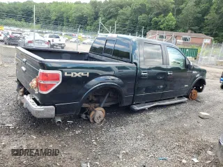 2012 Ford F-150 XL with VIN 1FTFW1ET9CFB60879, listed as a Copart auction lot 60783555 with 175,255 mi miles and Salvage title. Bid and sale history available at DreamBid. Image 3.