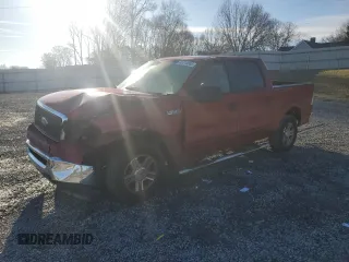 2008 Ford F-150 XLT with VIN 1FTPW12V58FA98009, listed as a Copart auction lot 45314065 with 0 mi miles and Salvage Title. Bid and sale history available at carsss.com. Image 1.