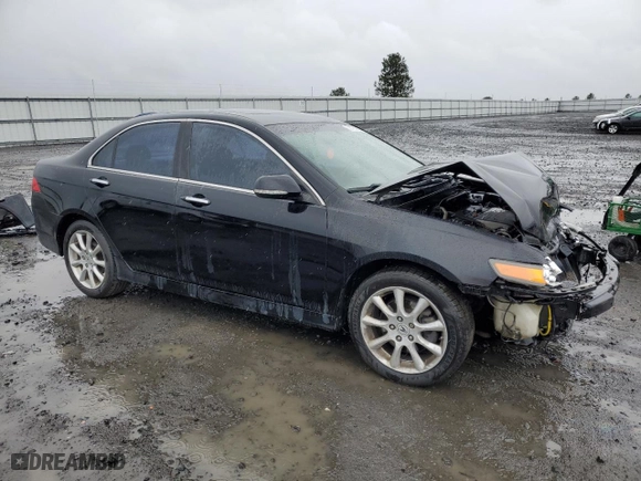 2007 Acura TSX with VIN JH4CL96877C007671, listed as a Copart auction lot 52126265 with 187,113 mi miles and Salvage Title. Bid and sale history available at carsss.com. Image 4.