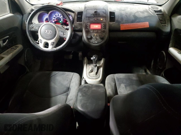 2012 Kia Soul + with VIN KNDJT2A61C7375496, listed as a Copart auction lot 42179025 with 124,004 mi miles and Non Repairable. Bid and sale history available at carsss.com. Image 8.