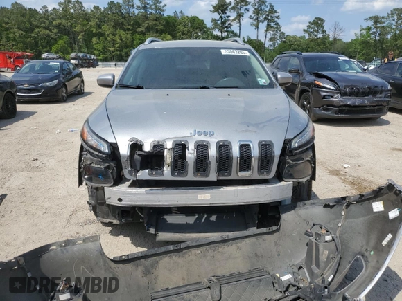 2015 Jeep Cherokee Latitude with VIN 1C4PJLCB0FW517122, listed as a Copart auction lot 53063205 with 0 mi miles and Salvage Title. Bid and sale history available at carsss.com. Image 5.