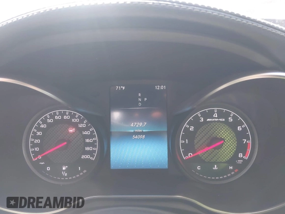 2020 Mercedes-Benz C 63 AMG with VIN 55SWF8GB5LU332454, listed as a IAAI auction lot 41702800 with 54,098 mi miles and . Bid and sale history available at DreamBid. Image 15.