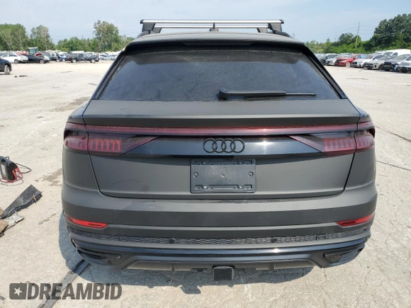 2021 Audi Q8 Prestige with VIN WA1FVAF13MD027865, listed as a Copart auction lot 61099344 with 41,905 mi miles and Salvage title. Bid and sale history available at DreamBid. Image 6.