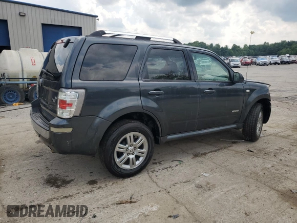 2008 Mercury Mariner Premier with VIN 4M2CU87158KJ29182, listed as a Copart auction lot 62868305 with 256,630 mi miles and Salvage title. Bid and sale history available at DreamBid. Image 3.