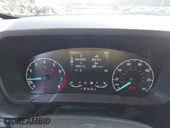 2023 Ford Maverick XL with VIN 3FTTW8F95PRA89168, listed as a IAAI auction lot 41383090 with 15,873 mi miles and . Bid and sale history available at DreamBid. Image 7.