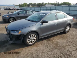 2013 Volkswagen Jetta SE with VIN 3VWDP7AJ1DM384254, listed as a Copart auction lot 58925265 with 107,291 mi miles and Salvage title. Bid and sale history available at DreamBid. Image 1.