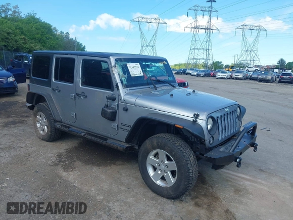 2014 Jeep Wrangler Unlimited Sport with VIN 1C4BJWDG6EL194359, listed as a IAAI auction lot 42182236 with 134,889 mi miles and . Bid and sale history available at DreamBid. Image 6.